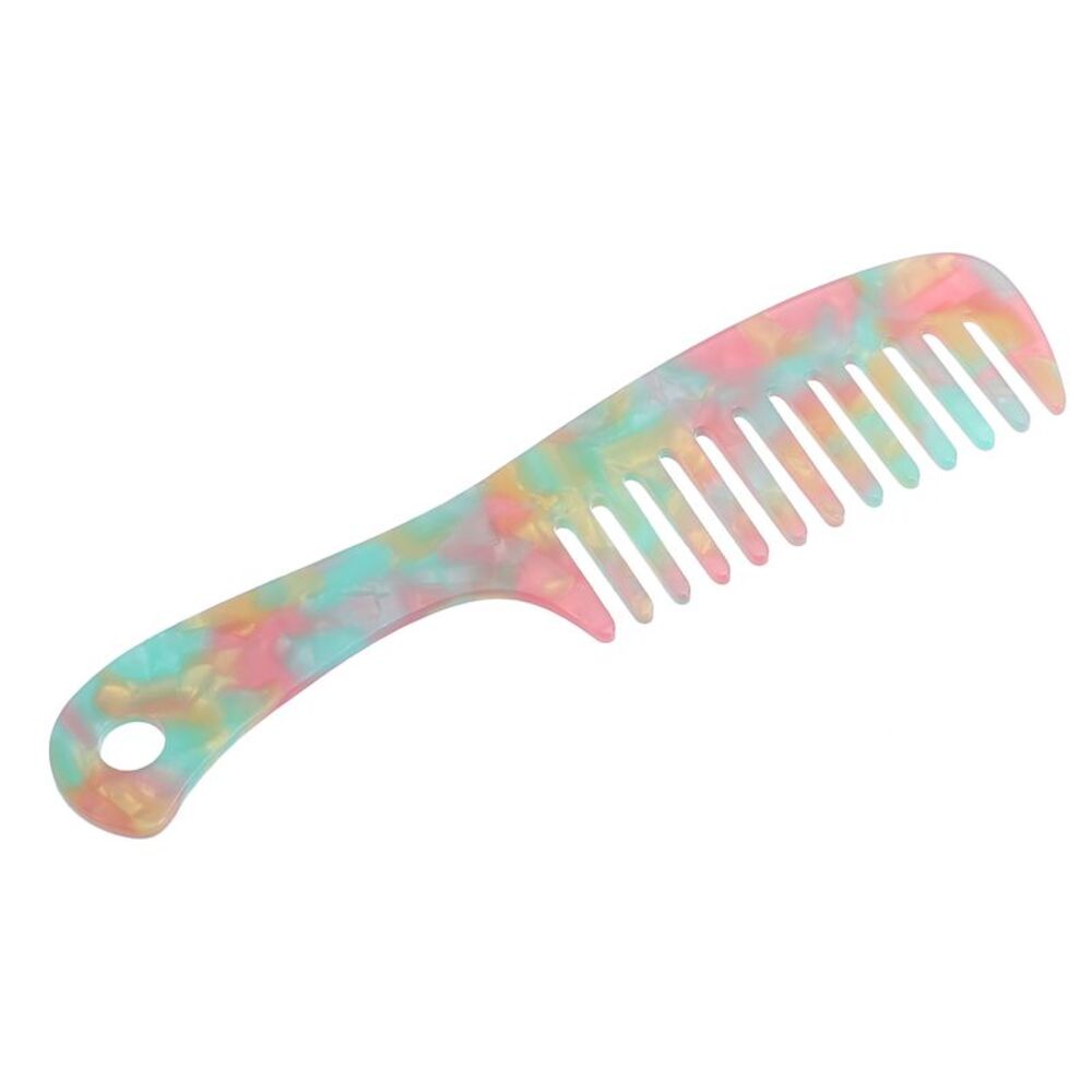 1 Pc Hair Detangling Comb Wide Tooth Anti-Static for Wet and Dry Multicolor